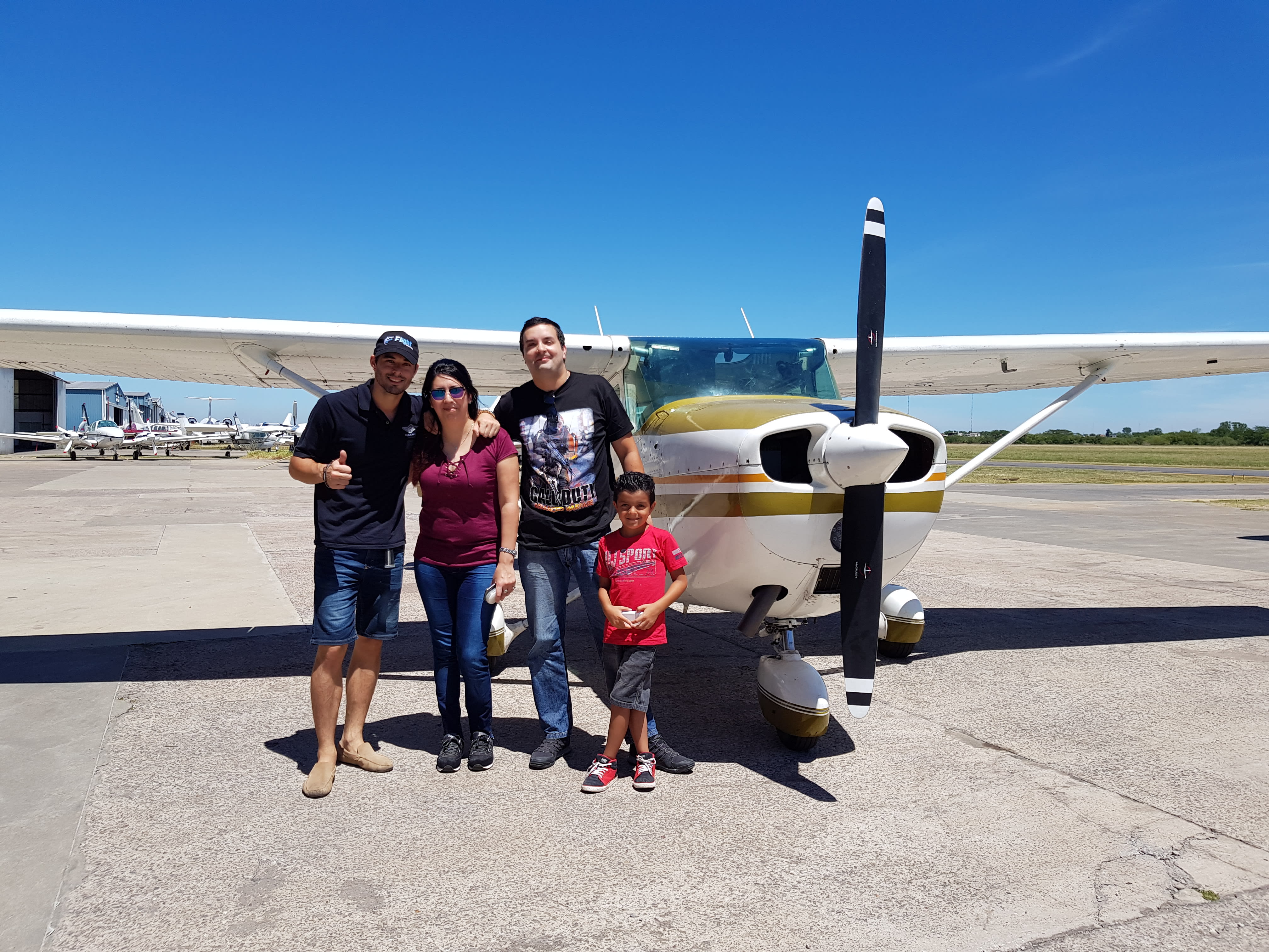 Juli, Benjamin y Matias